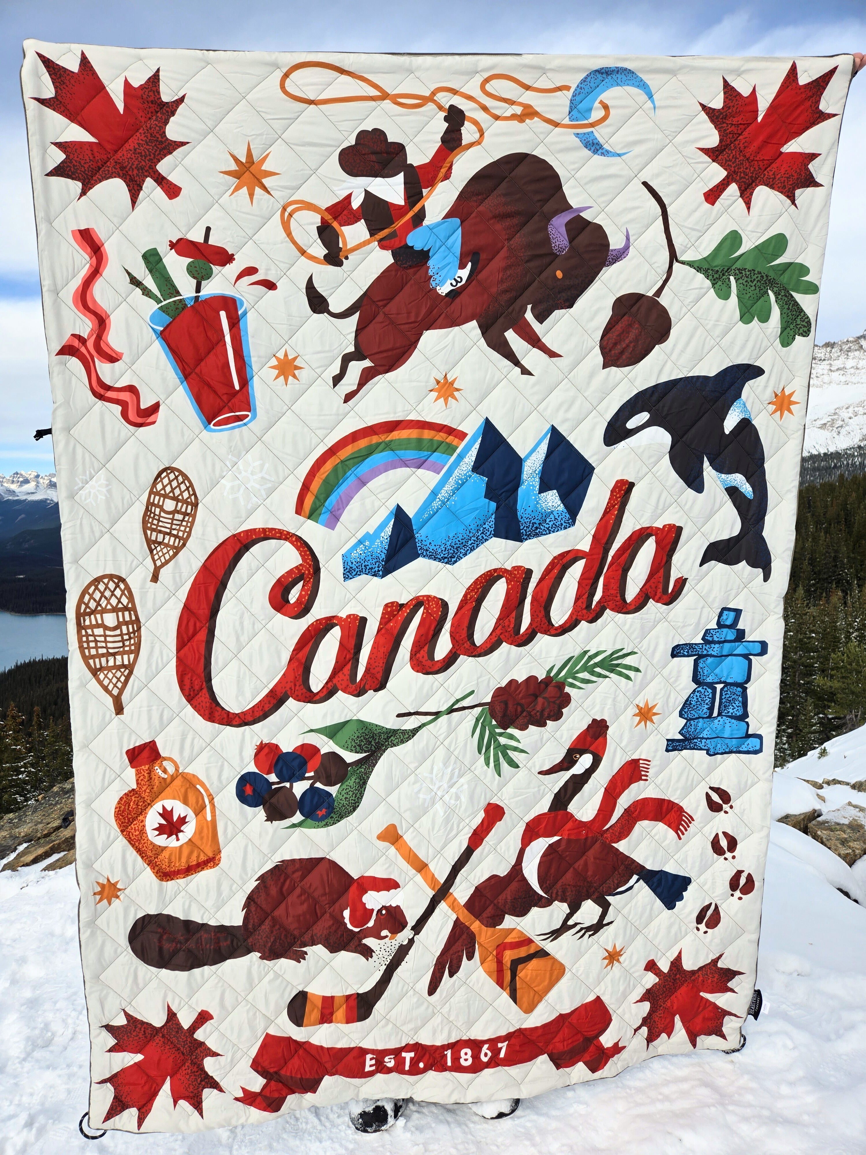 The Adventure Blanket - Canadian Blanket Series - Canada