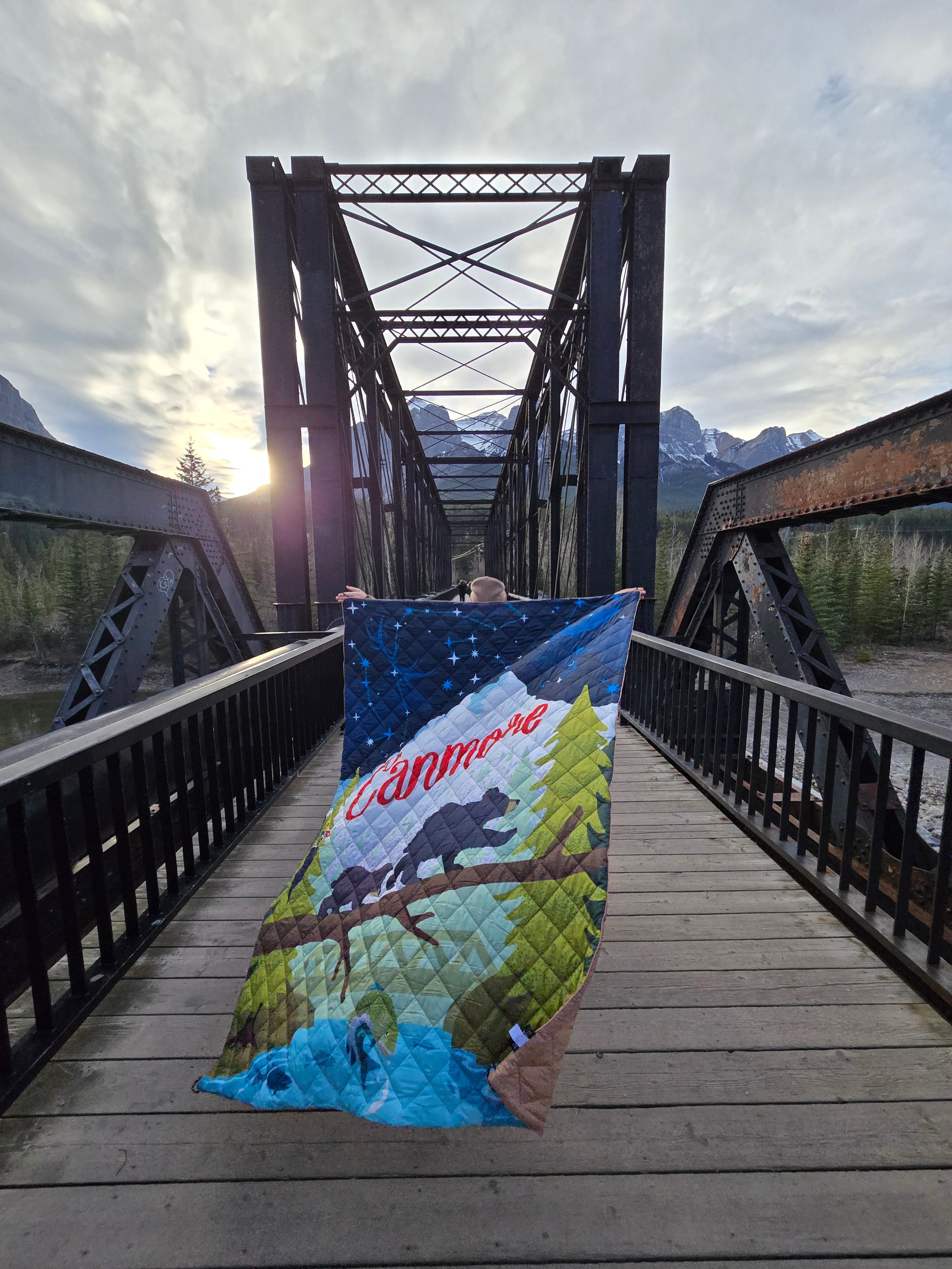 The Adventure Blanket - A Canadian Blanket Series - Canmore