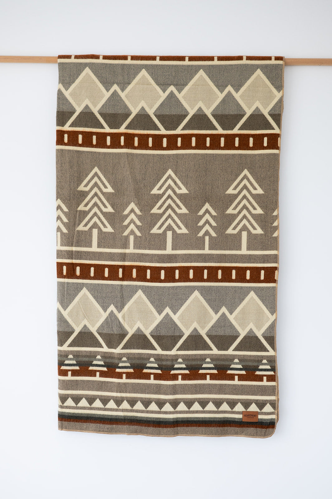 Tree Line Throw Blanket - Stonewood