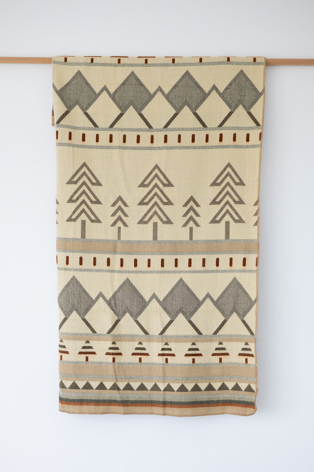 Tree Line Throw Blanket - Stonewood