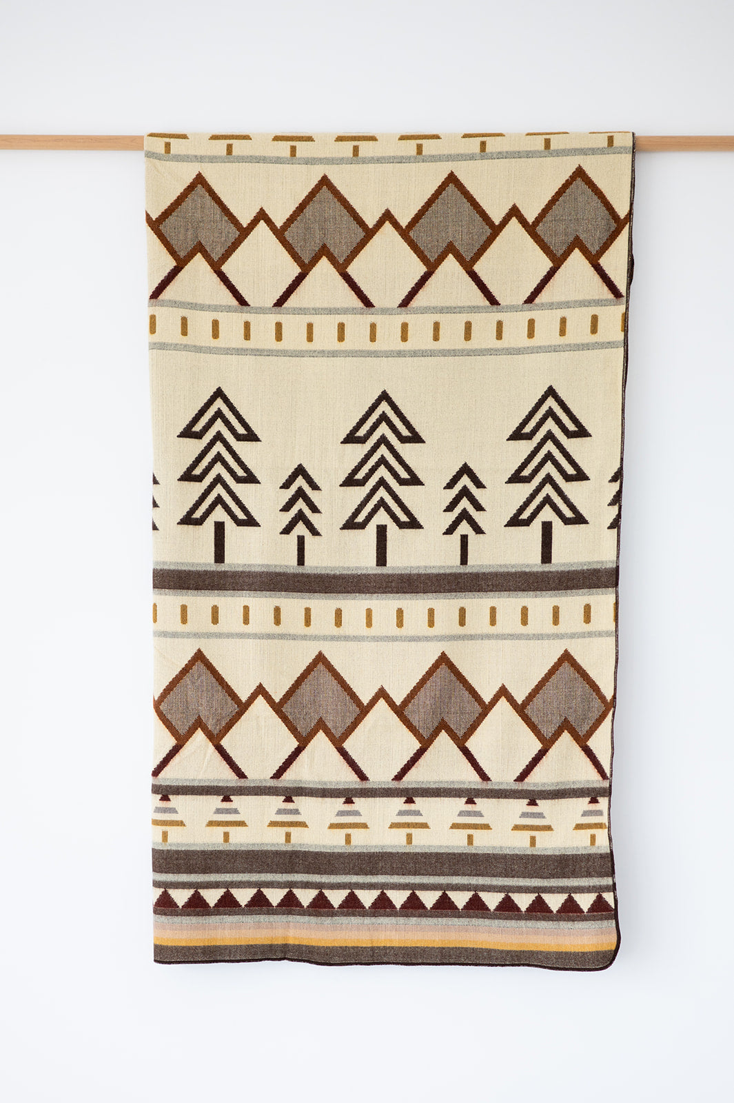 Tree Line Throw Blanket - The Taylor