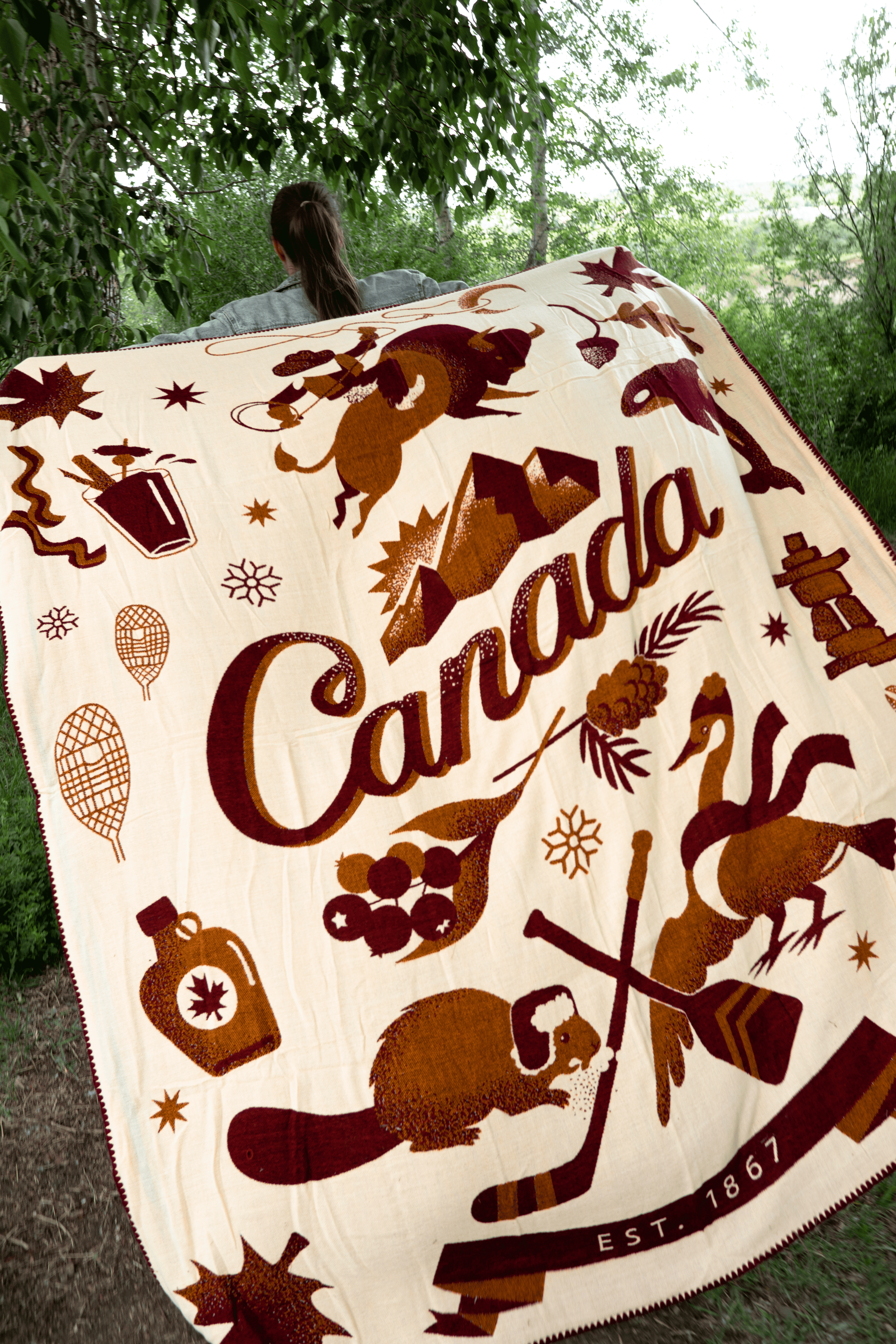 The Comfort Blanket -  Canada Blanket Series - Red