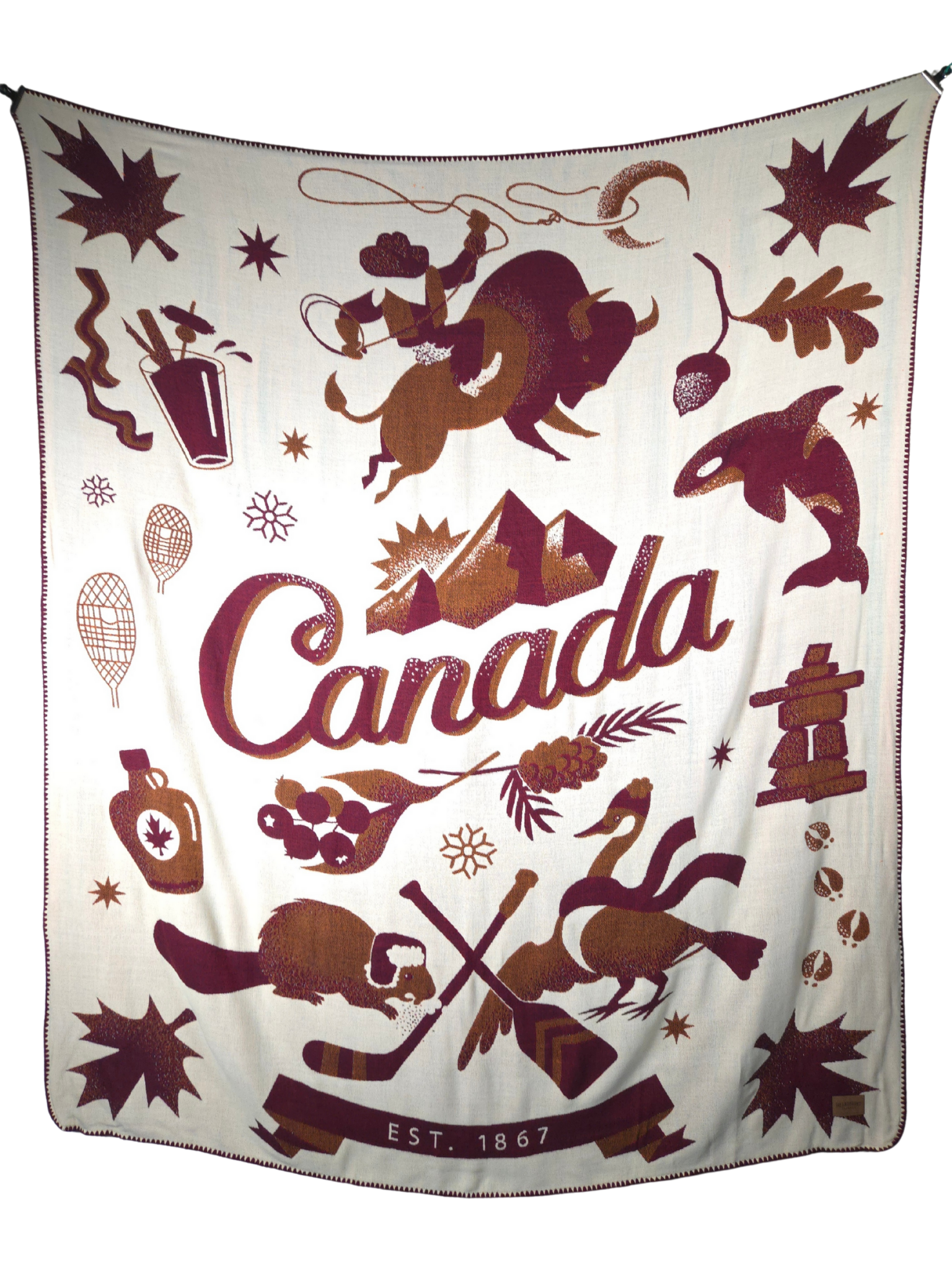 The Comfort Blanket -  Canada Blanket Series - Red