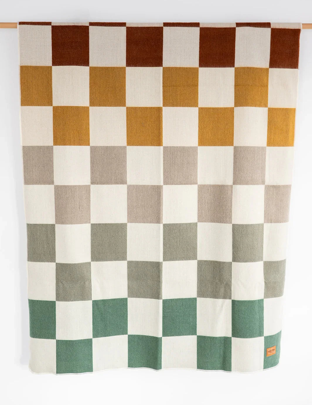 Multi Colour Checkered throw blanket