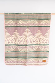 Mountain Baby Blankets - Blush Meadow