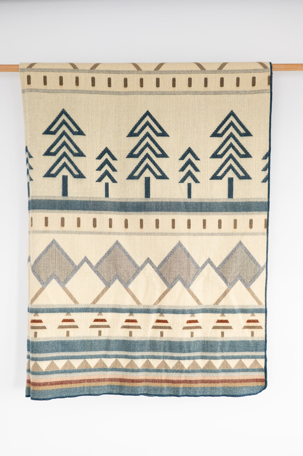 Tree Line Throw Blanket - Alpine Crest