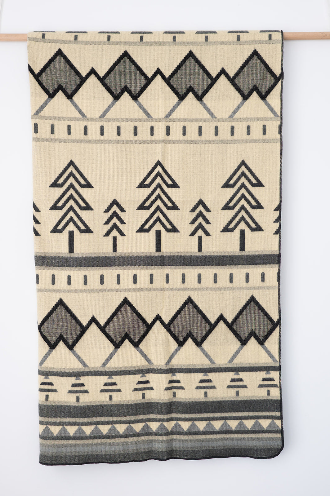 Tree Line Throw Blanket - Nightfall