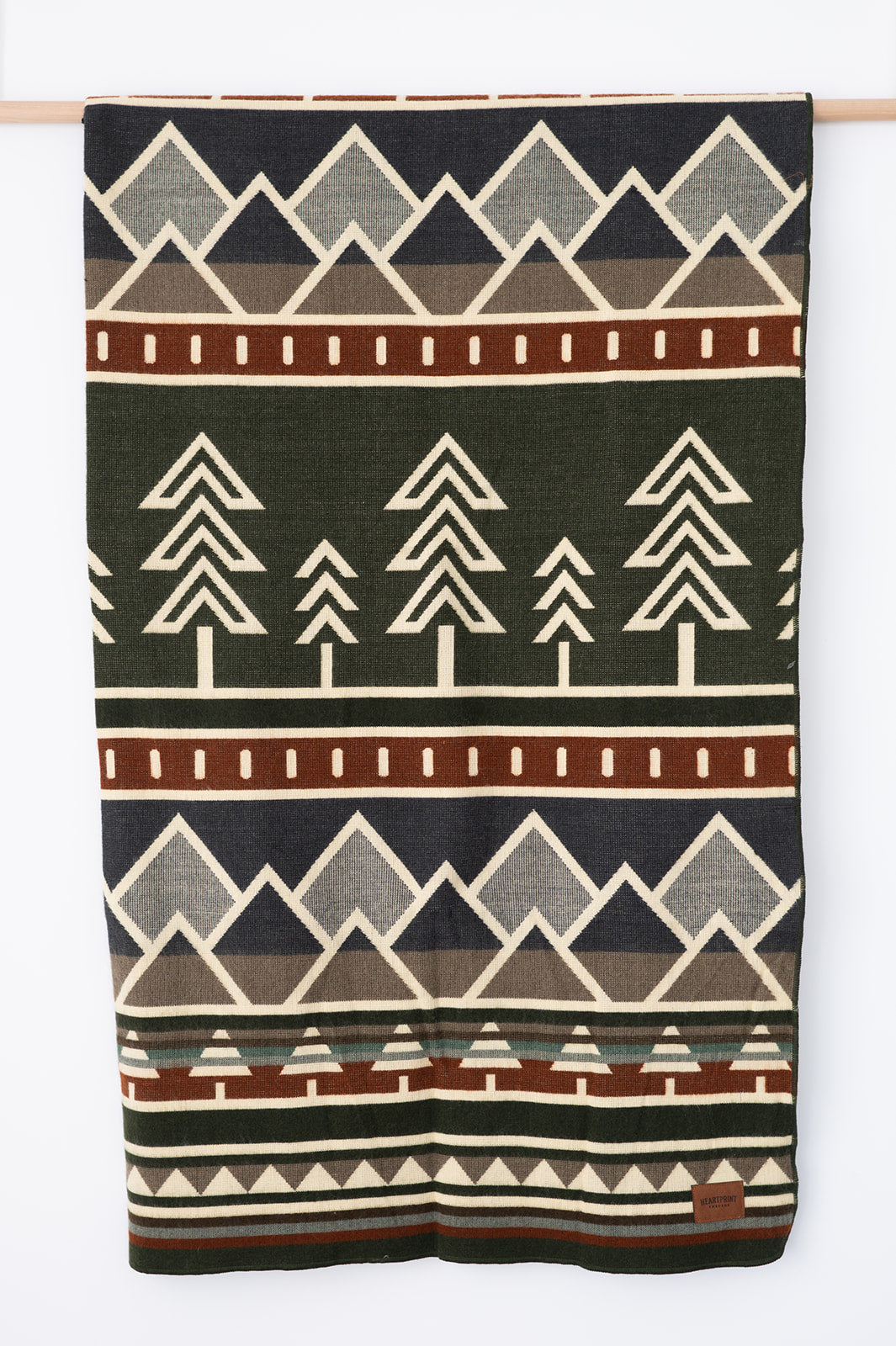 Tree Line Throw Blanket - Prairie Summit