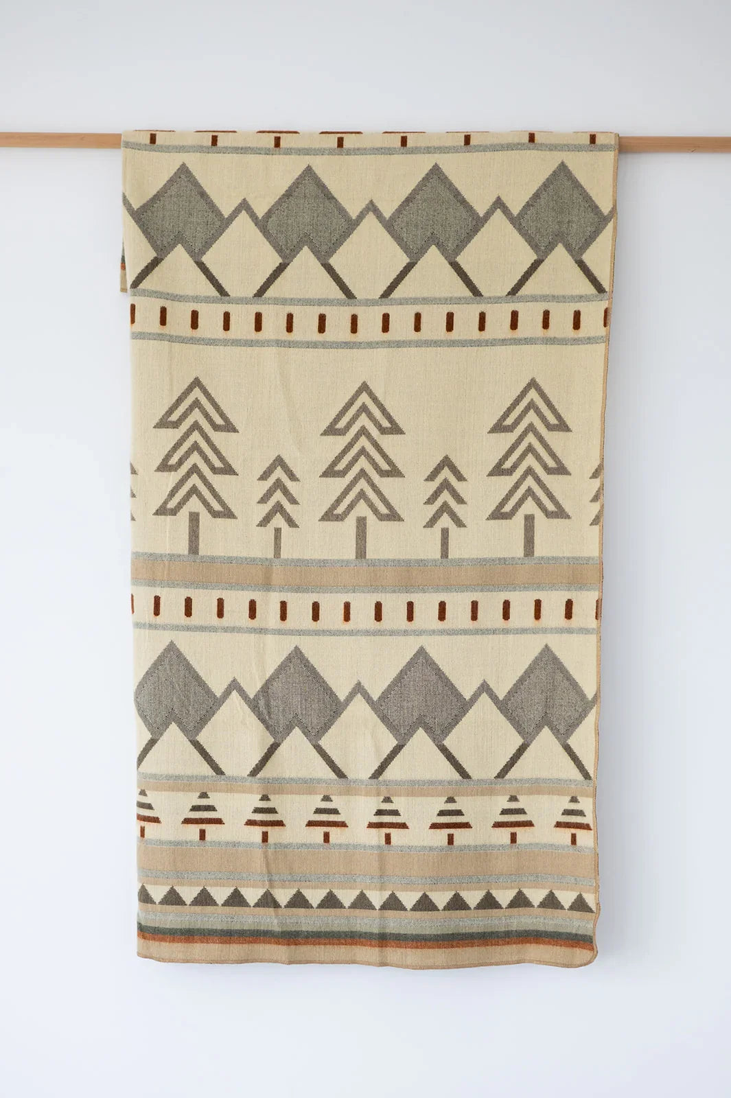 Tree Line Throw Blanket - Stonewood