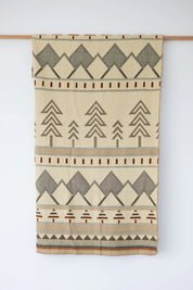 Tree Line Throw Blanket - Stonewood