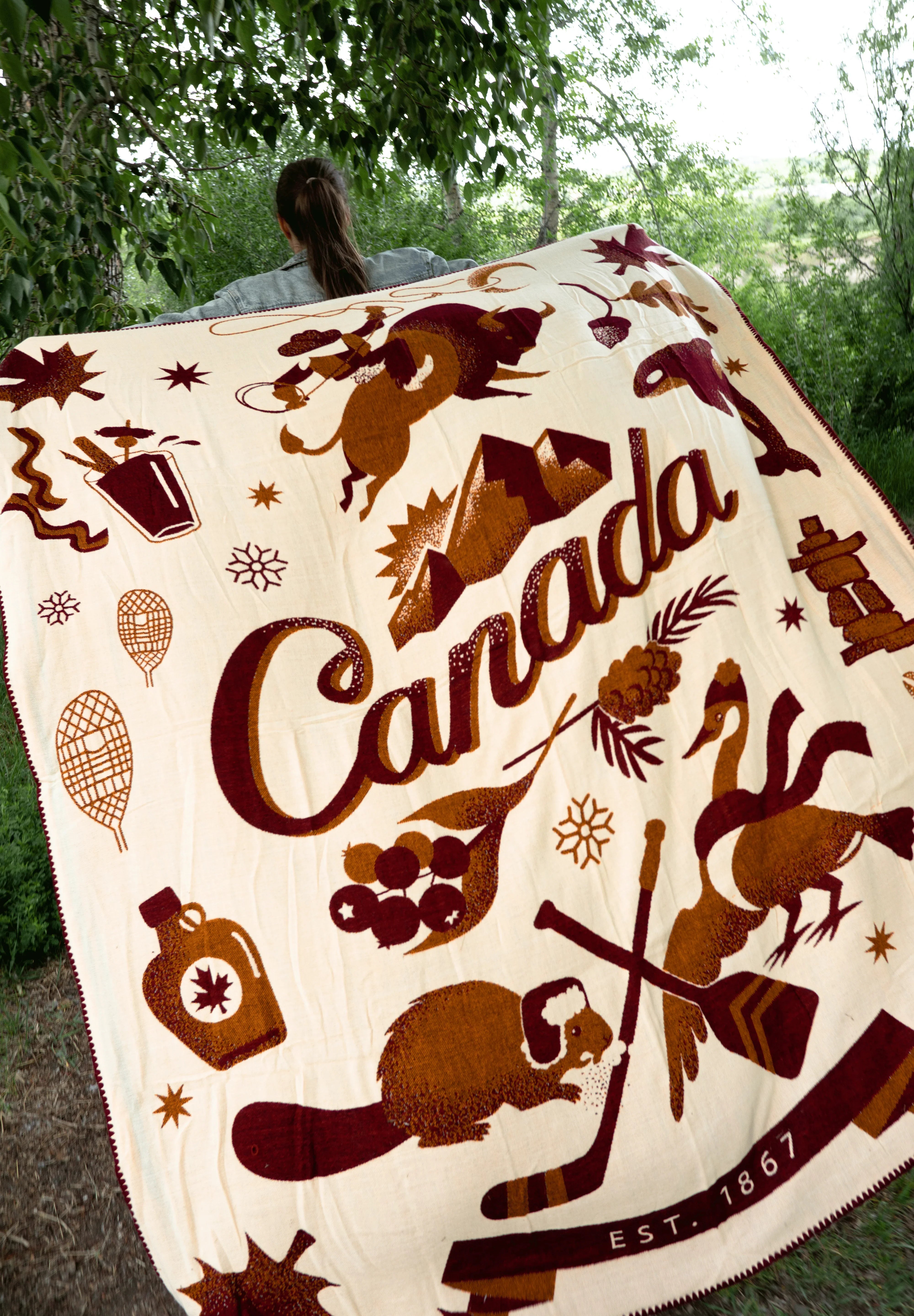 The Comfort Blanket -  Canada Blanket Series - Red