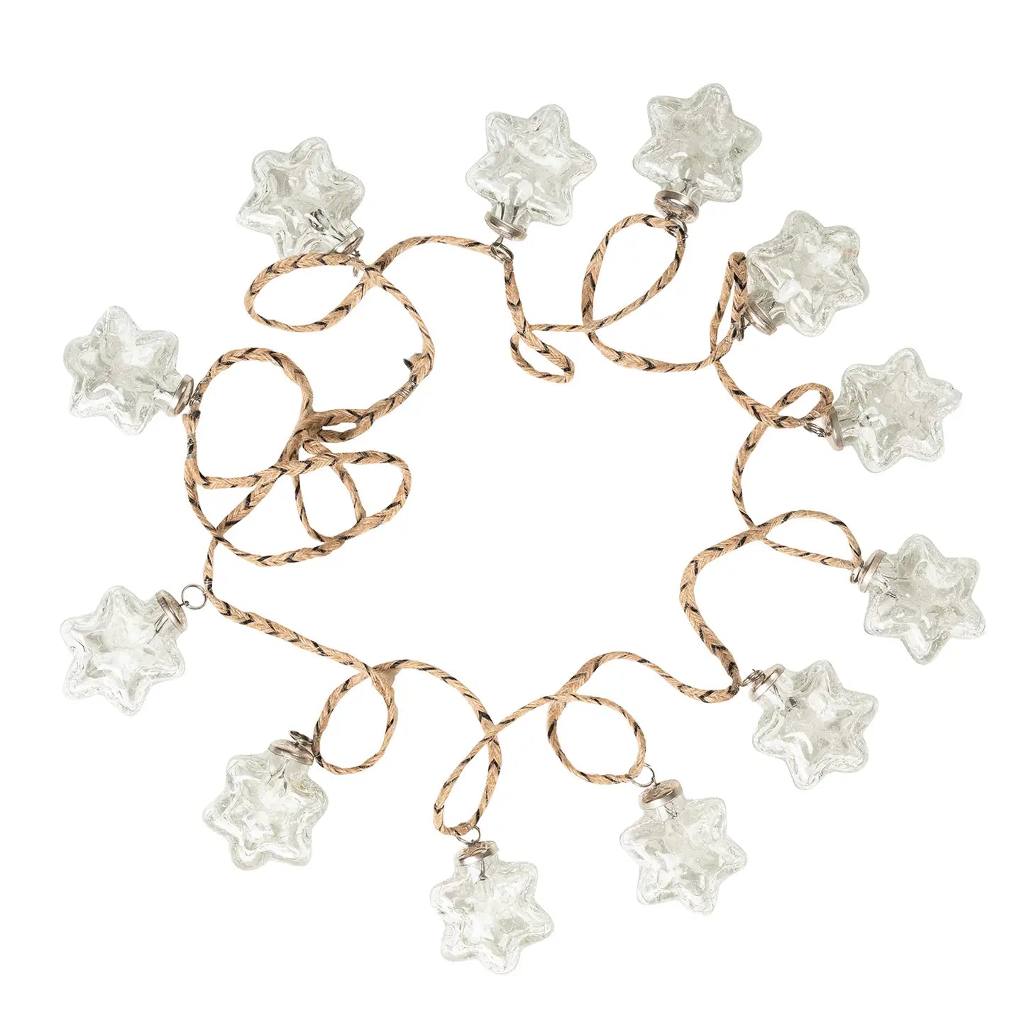 Tinsel Star Garland