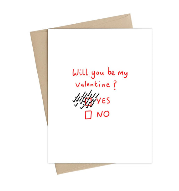 Will you be my Valentine?